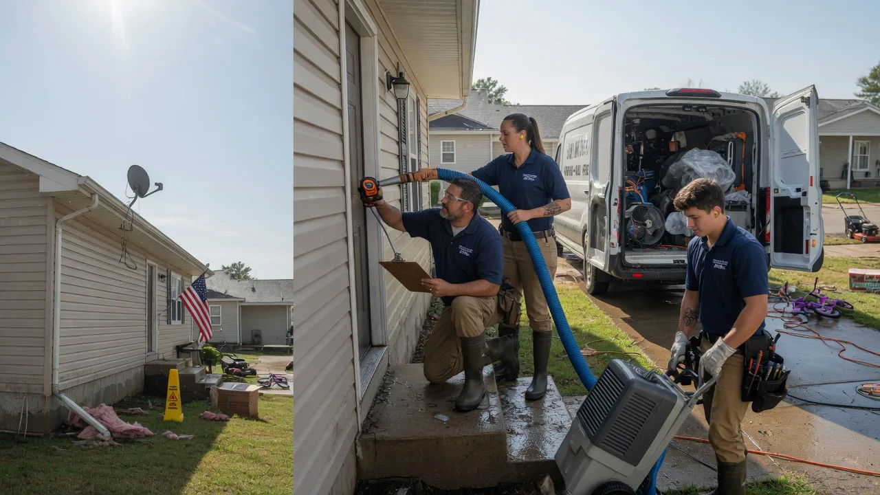 Ceiling Water Damage Restoration in Dahinda, IL near me